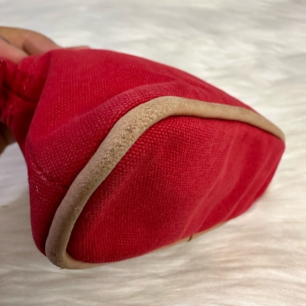 HERMES mini bolide pouch in red - Picture 10 of 17